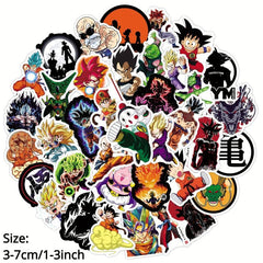50pcs Anime Cartoon Series Graffiti Stickers Waterproof DIY Creative Toy