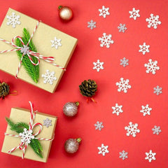 Christmas Resin Snowflake Ornaments - Glitter Snowflakes for DIY Crafts