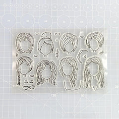 Kids' Cartoon Transparent Stamps for Fun Stationery