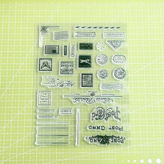 Transparent Silicone Stamp for Personalizing Notebooks, Greeting Cards, Journals