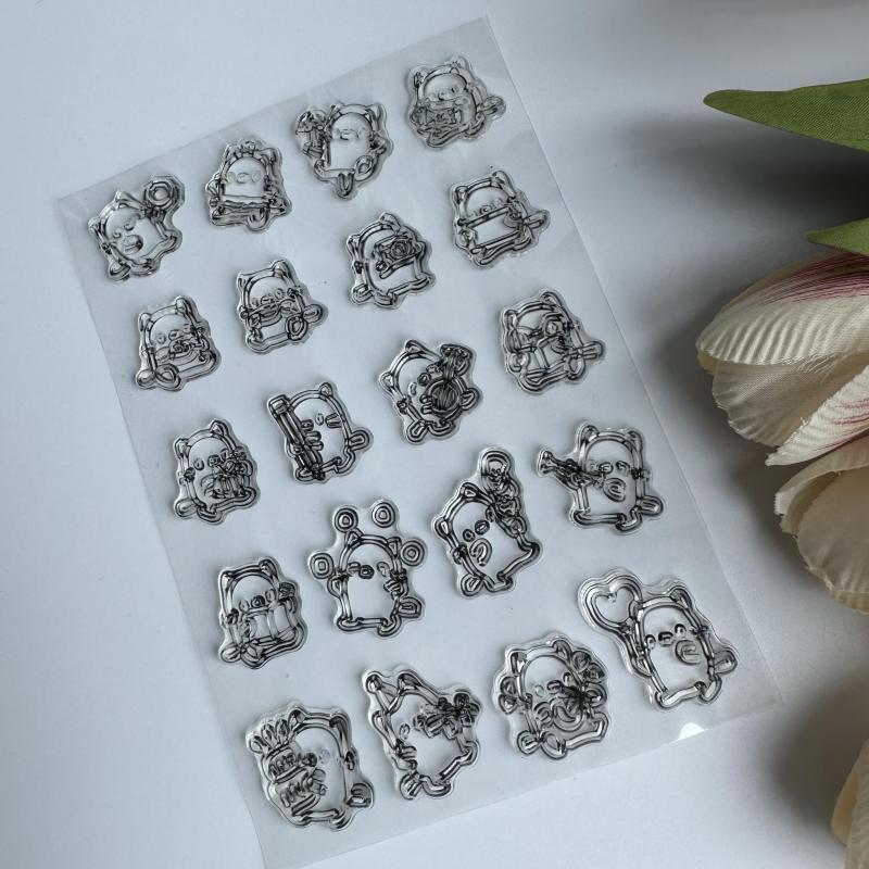 Kids Cartoon Clear Rubber Stamp Seal for Card Making and DIY Scrapbooking