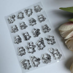 Kids Cartoon Clear Rubber Stamp Seal for Card Making and DIY Scrapbooking