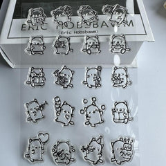 Kids Cartoon Clear Rubber Stamp Seal for Card Making and DIY Scrapbooking
