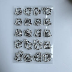 Kids Cartoon Clear Rubber Stamp Seal for Card Making and DIY Scrapbooking