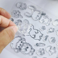 Easter Cartoon Hand Stamp for DIY Scrapbooking