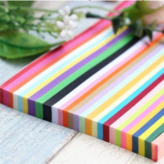 2700 Origami Stars Papers 27 Colors 2700 Stripes