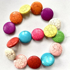 10pcs Colorful Turquoise Stone Beads for DIY Jewelry Making