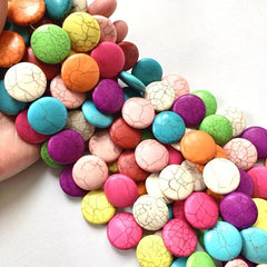 10pcs Colorful Turquoise Stone Beads for DIY Jewelry Making