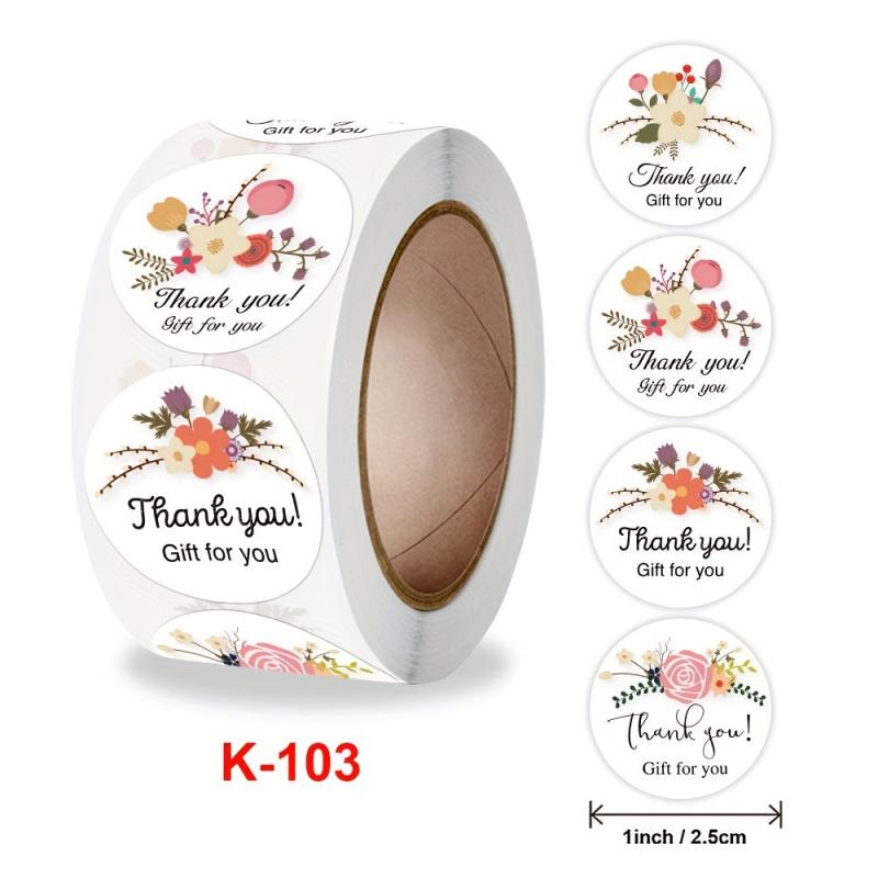 160 Thank You Sticker Roll Wedding Birthday Party Favors Holiday Decor