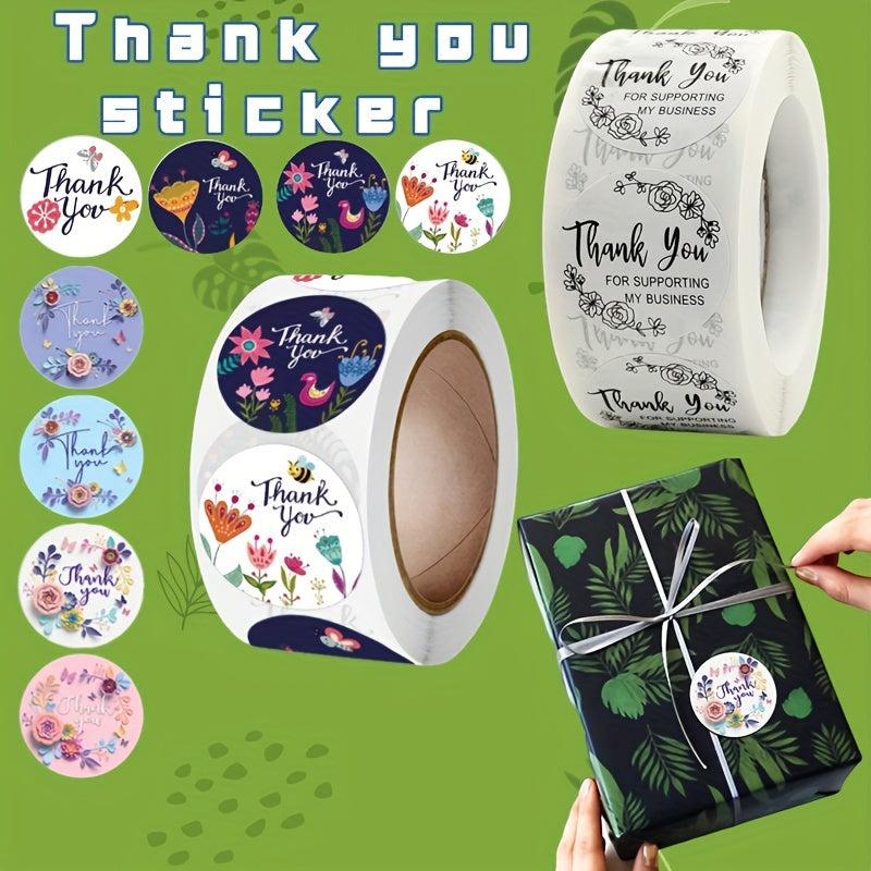 160 Thank You Sticker Roll Wedding Birthday Party Favors Holiday Decor
