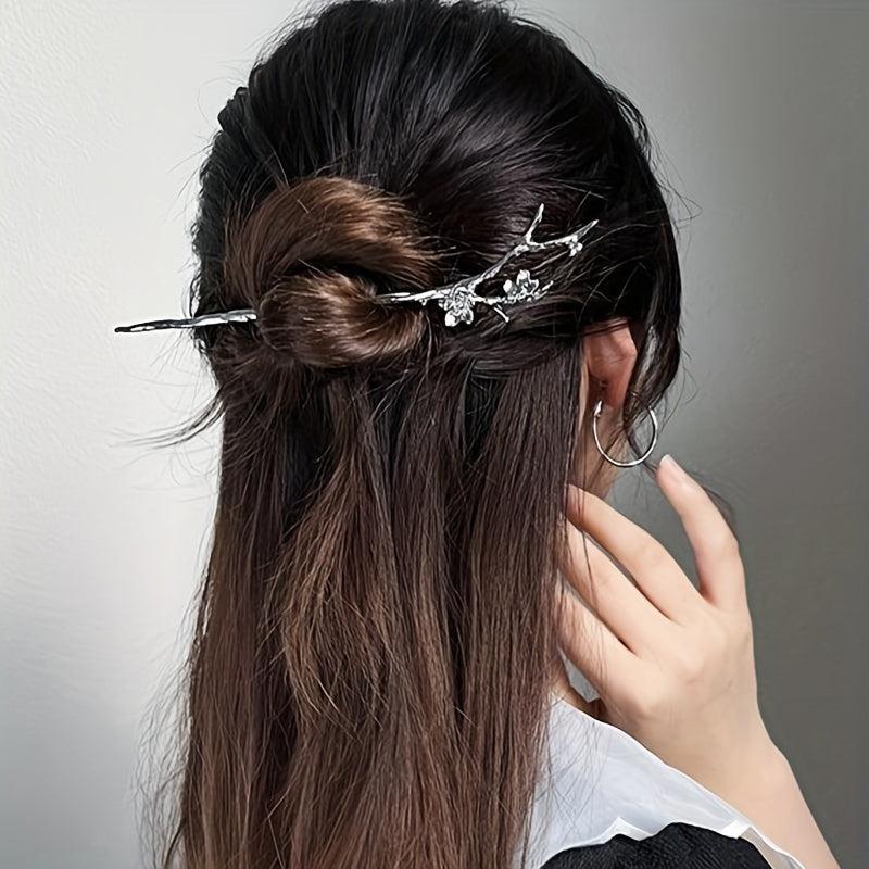 Vintage Flower & Branch Hairpin Women Girls Party Hair Accessories