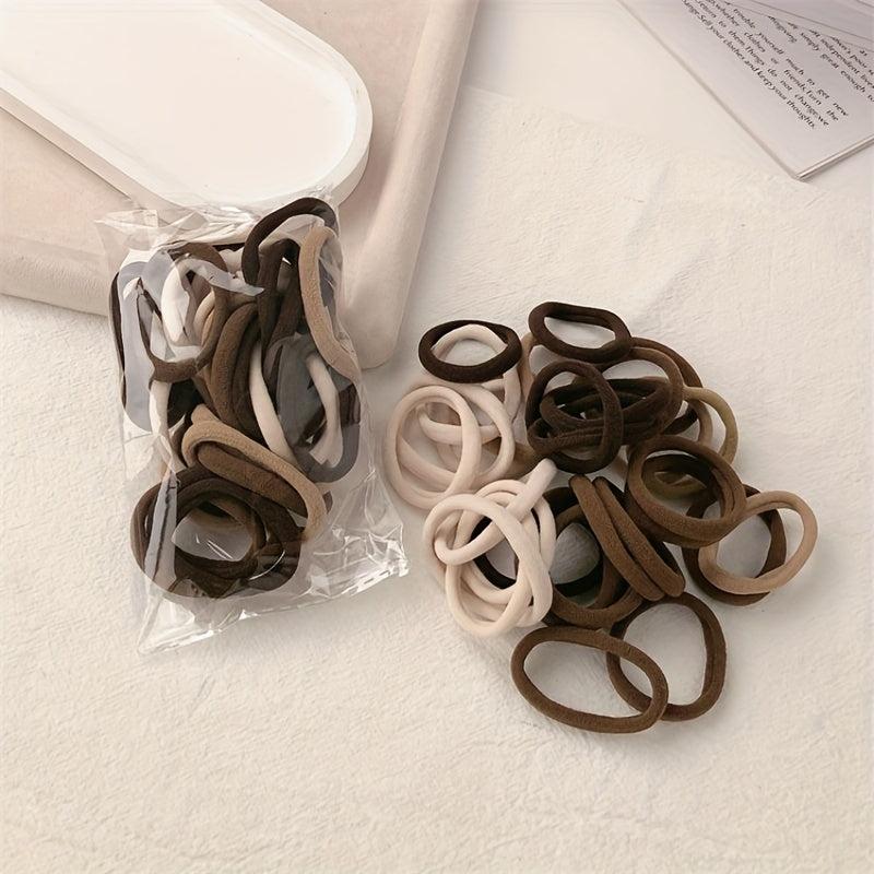 50pcs High Elastic Small Rubber Band Hair Rope Hair Accessories