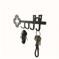 Metal Crafts Key Hook Wall Hook Four Hook Entrance Storage Pendant