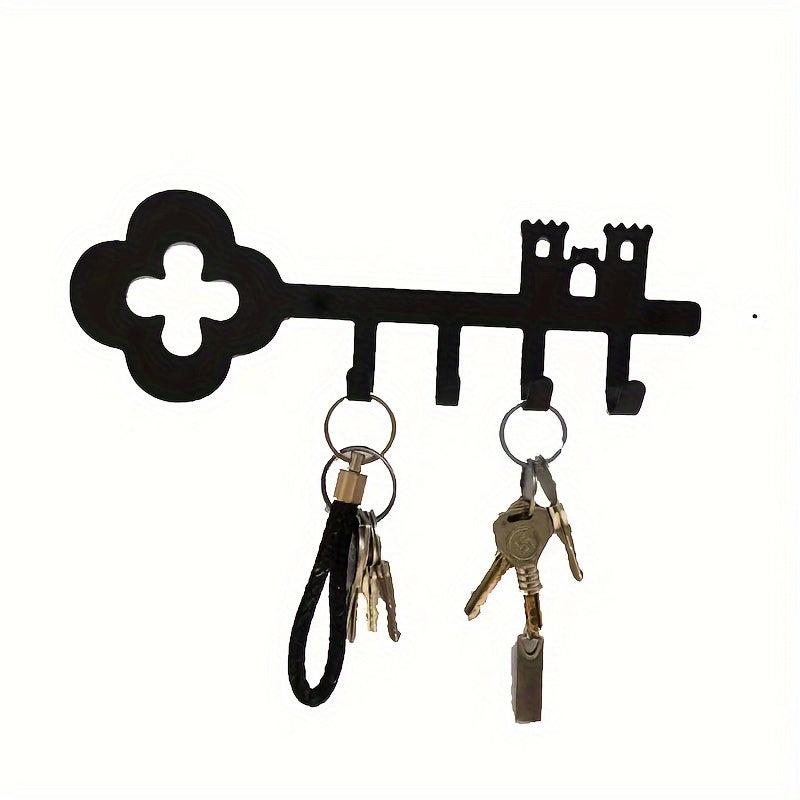 Metal Crafts Key Hook Wall Hook Four Hook Entrance Storage Pendant