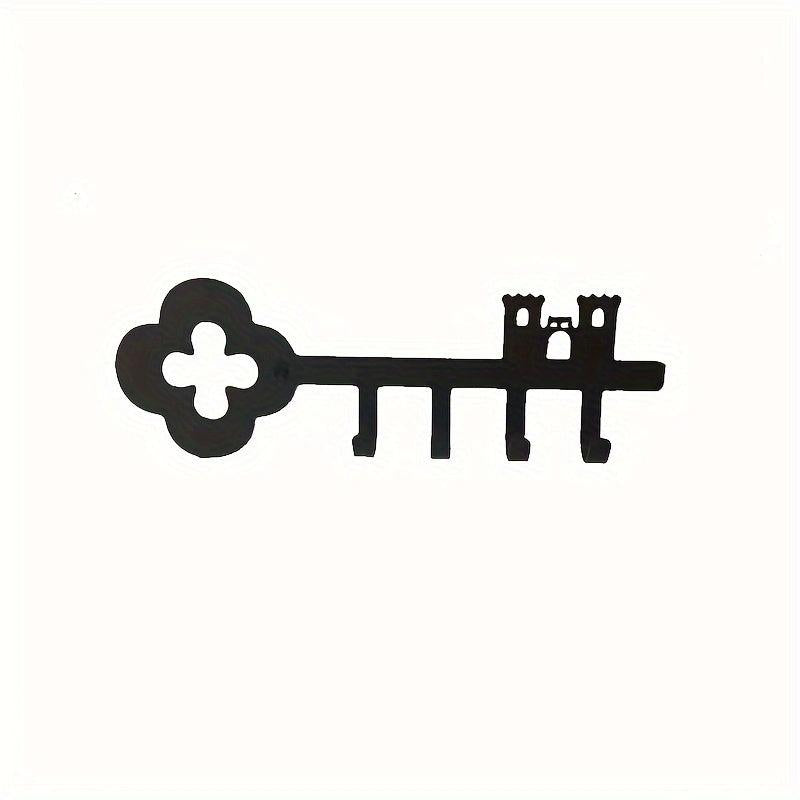 Metal Crafts Key Hook Wall Hook Four Hook Entrance Storage Pendant
