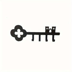 Metal Crafts Key Hook Wall Hook Four Hook Entrance Storage Pendant