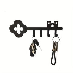 Metal Crafts Key Hook Wall Hook Four Hook Entrance Storage Pendant