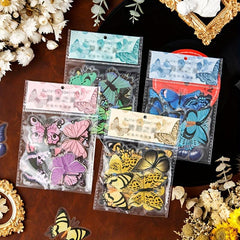 40pcs Colorful Waterproof Butterfly Stickers for DIY Projects Scrapbook