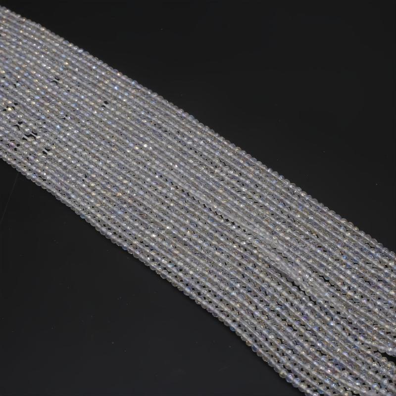 15'' Transparent Spinel Plated Coloured Faceted Bead Strings