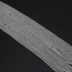 15'' Transparent Spinel Plated Coloured Faceted Bead Strings