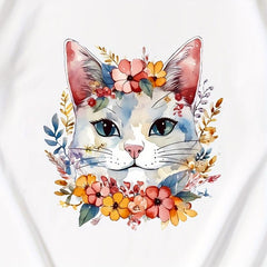 Cartoon Cats Iron On Heat Transfer Patches for T Shirts & Bags