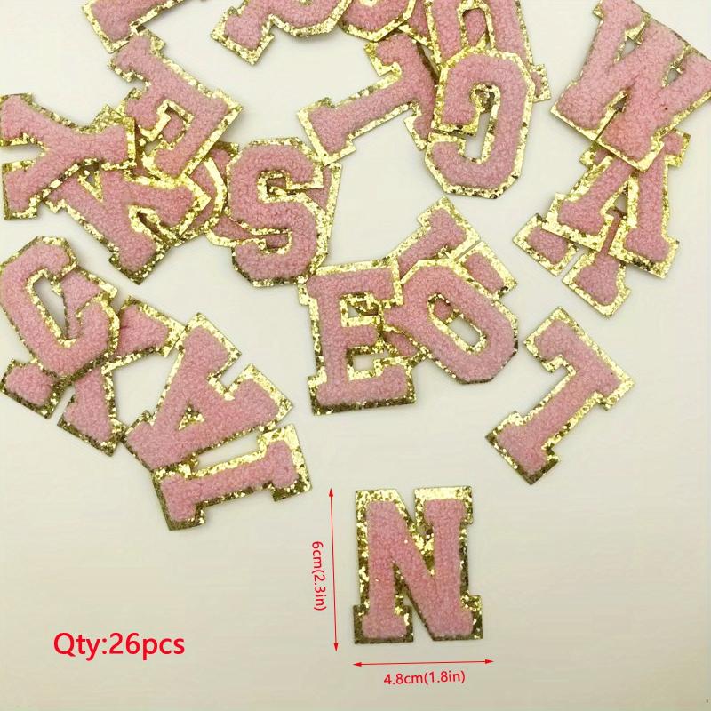 26 Letters A Felting Sticker Large Towel English Letter Patches For Clothes