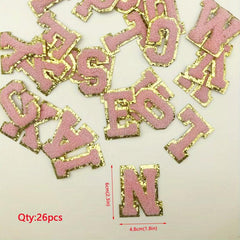 26 Letters A Felting Sticker Large Towel English Letter Patches For Clothes