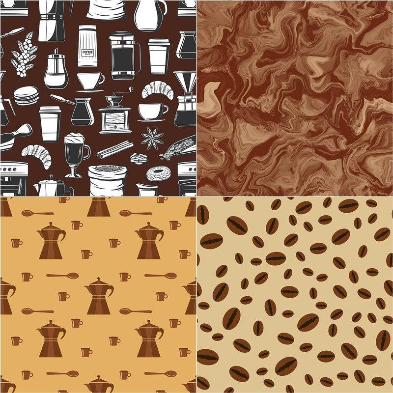 Large Vintage Coffee Journal Paper, Ideal for DIY Crafts, Gift