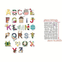 Animal Numeric Letters Metal Cutting Dies for DIY Scrapbook Album Cards Crafts