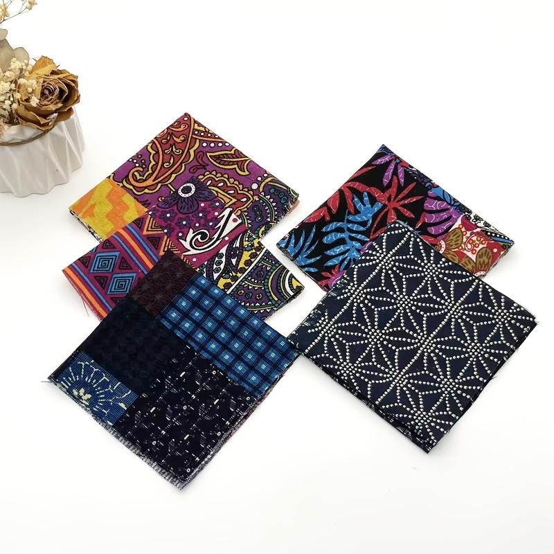 5pcs Retro Fabric Patchwork 24x89 for DIY Craft Doll Clothing Sewing Project