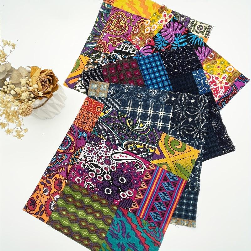 5pcs Retro Fabric Patchwork 24x89 for DIY Craft Doll Clothing Sewing Project