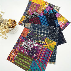 5pcs Retro Fabric Patchwork 24x89 for DIY Craft Doll Clothing Sewing Project