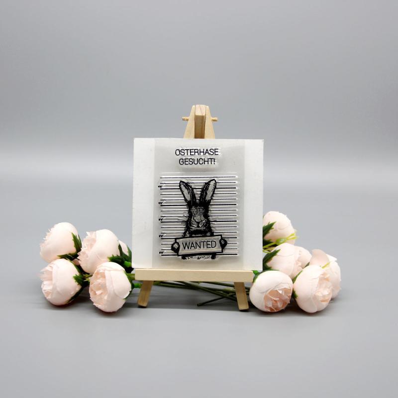 Rabbit Cartoon Silicone Stamp for Card Making Decoration