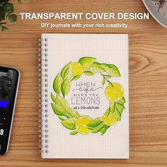 3pcs A5 Spiral Notebook Set Graph Pages 210 Sheets 14.73cm x 20.57cm