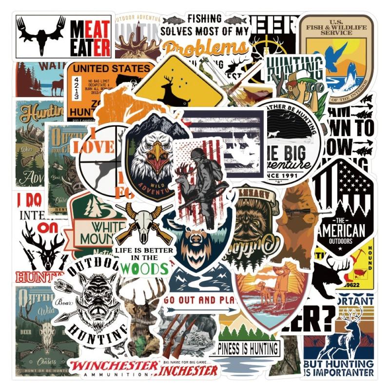50pcs Outdoor Doodle Waterproof Sticker DIY Creative Toys