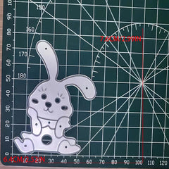 1pc Rabbit Metal Carbon Steel Mold DIY Handcraft Paper Art Etching Cutting Die