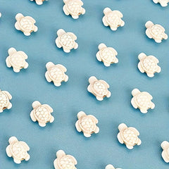 88pcs Synthetic Turquoise Turtle Beads 4 Strands Ocean Animal Spacer Beads
