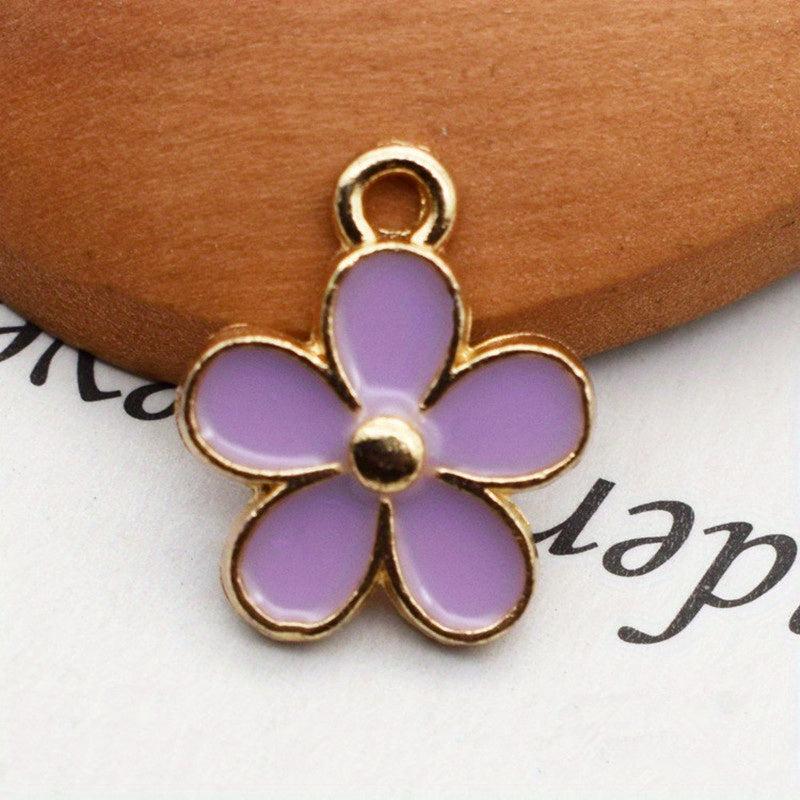 Daisy Pendant Hair Accessories DIY Alloy Bracelet Necklace Earrings