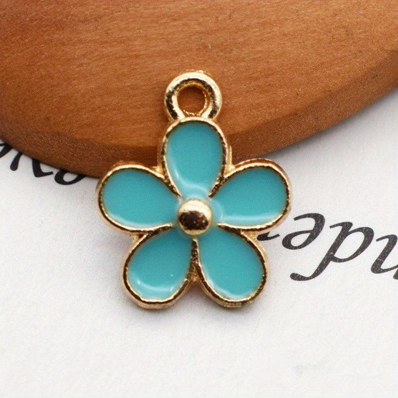Daisy Pendant Hair Accessories DIY Alloy Bracelet Necklace Earrings