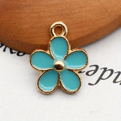 Daisy Pendant Hair Accessories DIY Alloy Bracelet Necklace Earrings