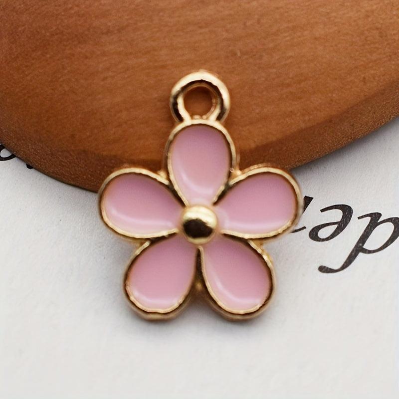 Daisy Pendant Hair Accessories DIY Alloy Bracelet Necklace Earrings
