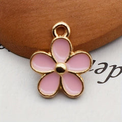 Daisy Pendant Hair Accessories DIY Alloy Bracelet Necklace Earrings