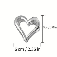 Heart Clip Hairpin for Women