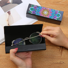 DIY Diamond Painting Glasses Case 5D Crystal Embroidery Kit