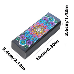 DIY Diamond Painting Glasses Case 5D Crystal Embroidery Kit