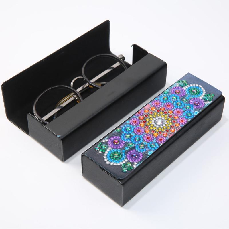 DIY Diamond Painting Glasses Case 5D Crystal Embroidery Kit