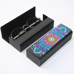 DIY Diamond Painting Glasses Case 5D Crystal Embroidery Kit