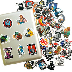 50PCS Toolbox Helmet Welding Stickers for Construction Guitar Notebook