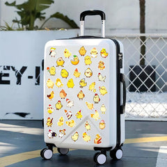 50pcs Chicken Stickers Waterproof Little Yellow Chicken DIY Vinyl Stickers