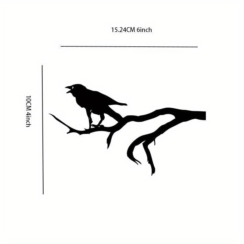 Black Crow Vinyl Sticker for Car Window Bumper